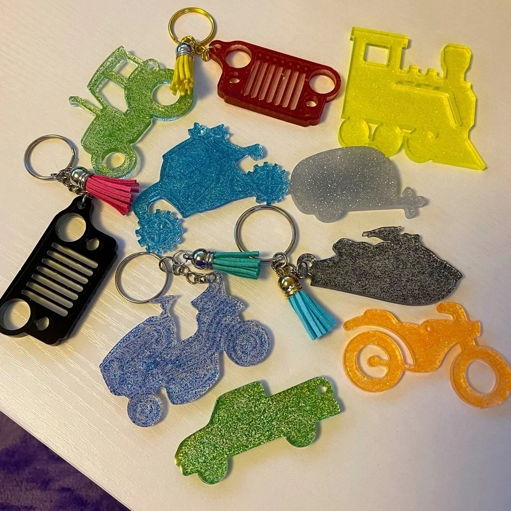 ππHPππ Handmade Outdoor/Vehicle Keychains - Picture 1 of 13